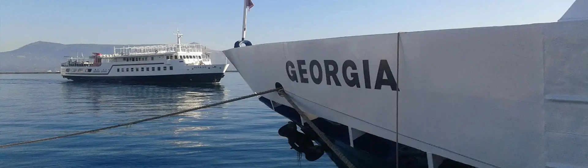 Corfu cruise coastline view during Finikas boat trip